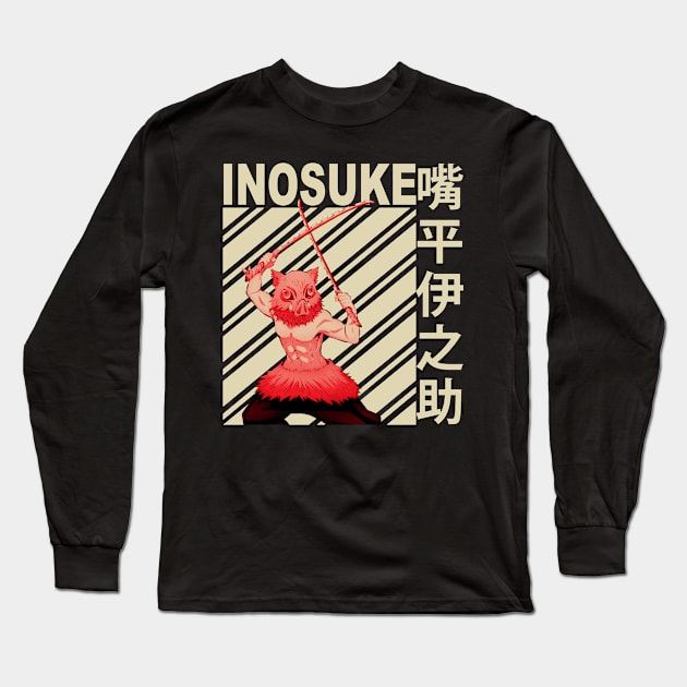 Inosuke Hashibira - Demon Slayer Long Sleeve T-Shirt by Jack Jackson